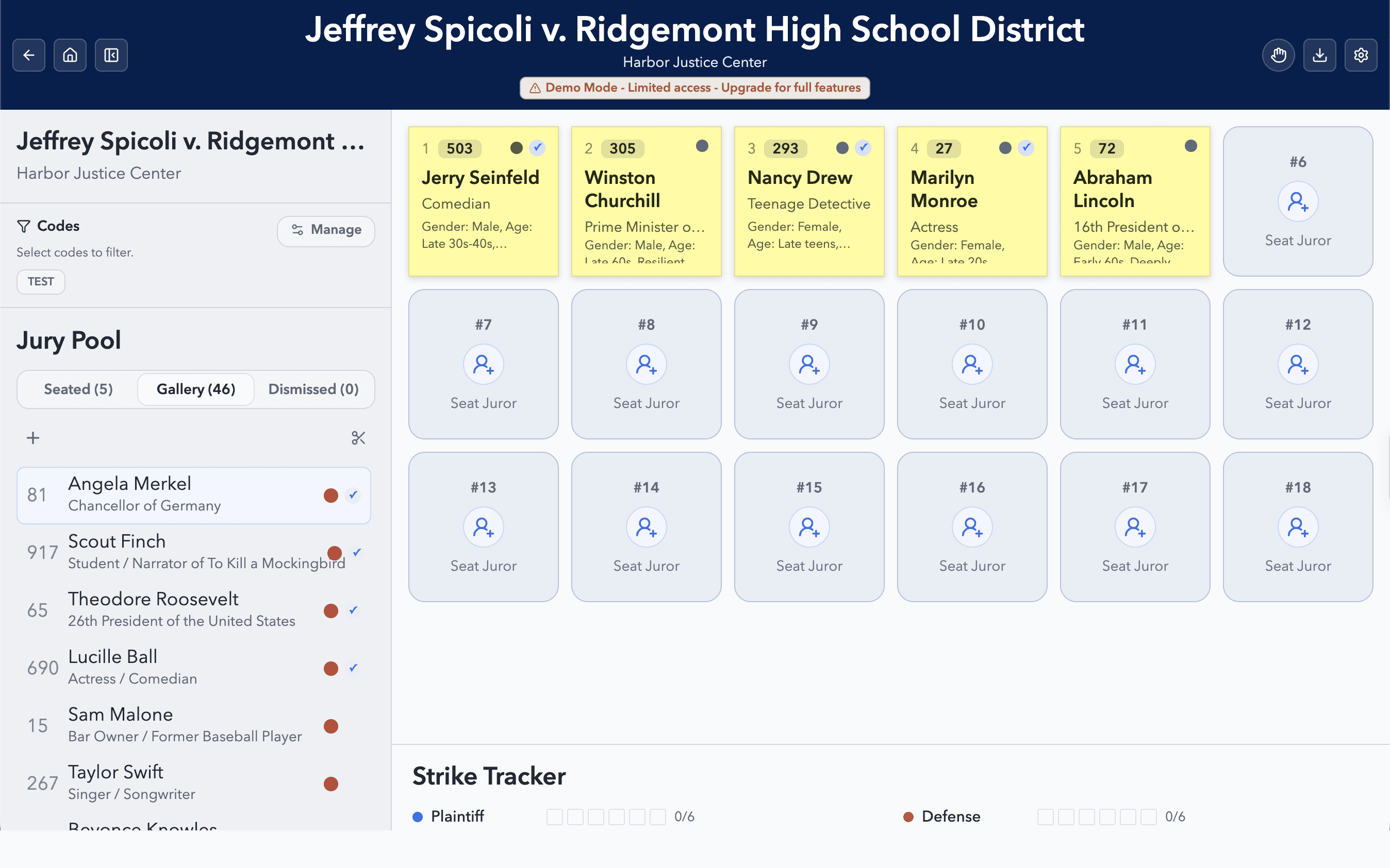 JuryBoard home page